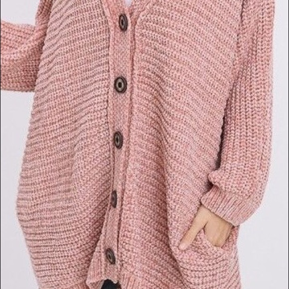 NWT Blush Women’s Listicle Chenille Knit Cardigan - Picture 3 of 7